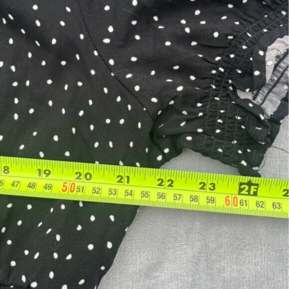 NWT Torrid Black & White Polka Dot Maxi Dress - Picture 9 of 13